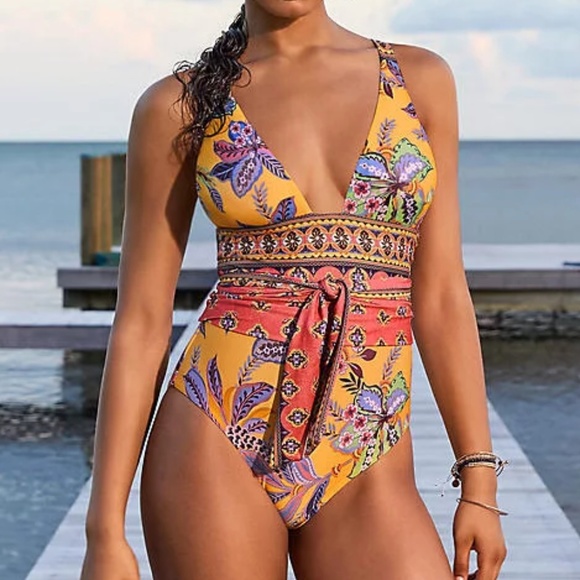 becca tapestry bloom one piece